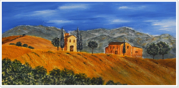 Toskana - Vitaleta (50x100 cm) - 390 €