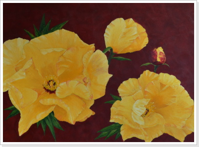 Pfingstrosen (60x80 cm) - 390 €