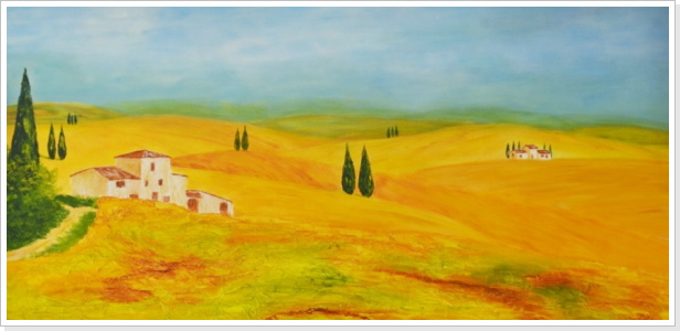 Toskana - Chianti (50x100 cm) - 390 €