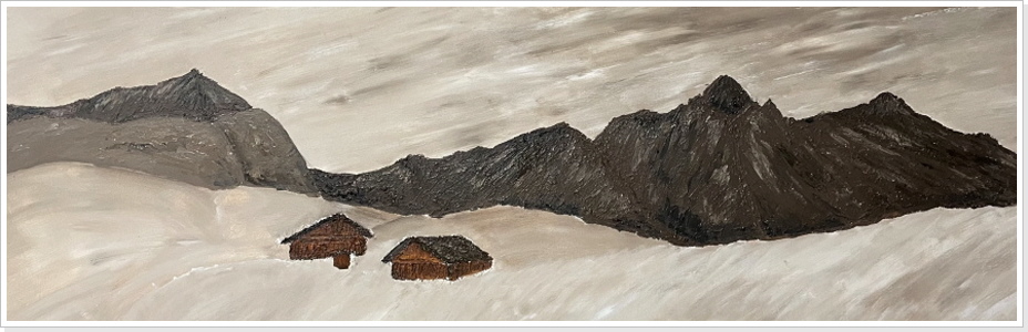 Bergpanorama (40x120 cm) - 390 €