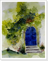 Blaues Tor (50x40 cm) - 190 € Blaues Tor (50x40 cm) - 190 €