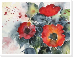 Hibiskus (50x60 cm) - 240 € Hibiskus (50x60 cm) - 240 €