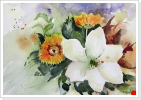 Lilie im Strauss - verkauft Lilie im Strauss - verkauft