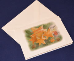 Holzsterne - Frohe Weihnachten