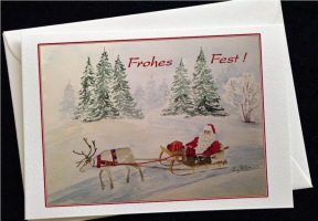 Schlitten - Frohes Fest